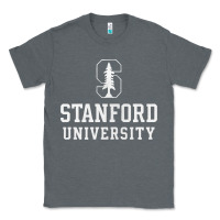 Charcoal Heather stanford university logo Classic Tee - DesignPulse