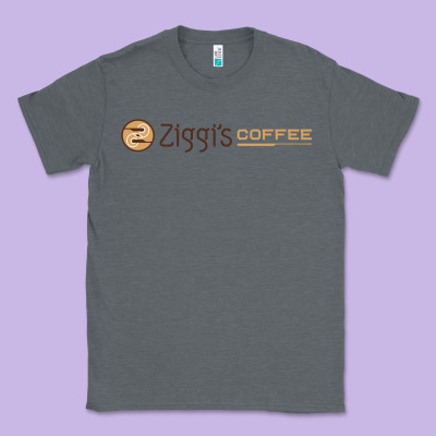 Ziggi's Coffee Classic Tee Designed By Designpulse