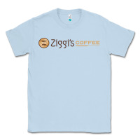 Dusty Blue ziggi's coffee Classic Tee - DesignPulse