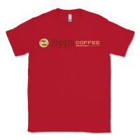 Red ziggi's coffee Classic Tee - DesignPulse