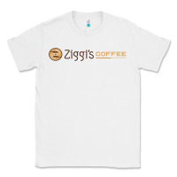 White ziggi's coffee Classic Tee - DesignPulse