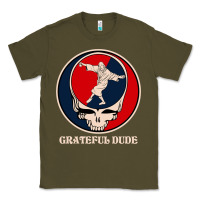 Army Green grateful dude Classic Tee - DesignPulse