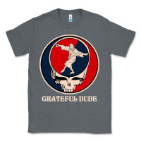 Charcoal Heather grateful dude Classic Tee - DesignPulse
