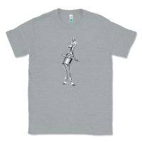 Heather Grey vintage wizard of oz tinman Classic Tee - DesignPulse