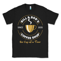 Black bill and bob coffee shop aa recovery gift t shirt Classic Tee - PixelWave