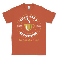 Copper bill and bob coffee shop aa recovery gift t shirt Classic Tee - PixelWave