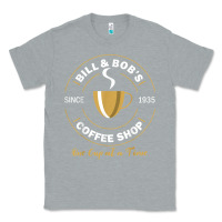 Heather Grey bill and bob coffee shop aa recovery gift t shirt Classic Tee - PixelWave