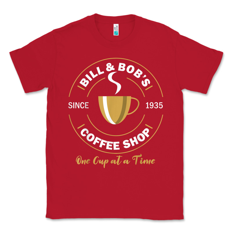 Bill And Bob Coffee Shop Aa Recovery Gift T Shirt Classic Tee by PixelWave | Teevron