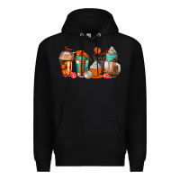 Black basketball coffee cups Premium Hoodie - AdoDesignShop