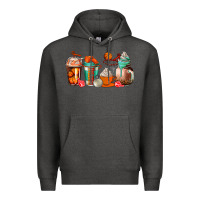 Charcoal Heather basketball coffee cups Premium Hoodie - AdoDesignShop
