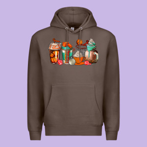 Basketball Coffee Cups Premium Hoodie Designed By Adodesignshop
