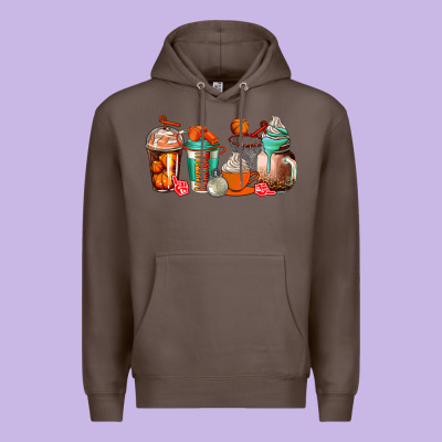 Basketball Coffee Cups Premium Hoodie Designed By Adodesignshop