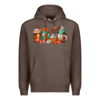 Coffee basketball coffee cups Premium Hoodie - AdoDesignShop