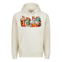 Oatmeal Heather basketball coffee cups Premium Hoodie - AdoDesignShop