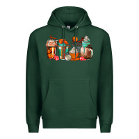 Sports Green basketball coffee cups Premium Hoodie - AdoDesignShop