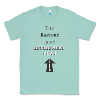Seafoam the rapture is my retirement plan bible heaven jesus Classic Tee - PixelWave