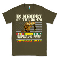 Army Green Vietnam War Veterans US Memorial Day In The Memory Of 58479 38 Classic Tee - PixelWave