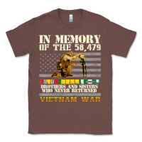 Chestnut Vietnam War Veterans US Memorial Day In The Memory Of 58479 38 Classic Tee - PixelWave