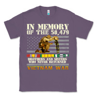 Lavender Vietnam War Veterans US Memorial Day In The Memory Of 58479 38 Classic Tee - PixelWave