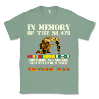 Sage Vietnam War Veterans US Memorial Day In The Memory Of 58479 38 Classic Tee - PixelWave