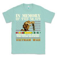 Seafoam Vietnam War Veterans US Memorial Day In The Memory Of 58479 38 Classic Tee - PixelWave