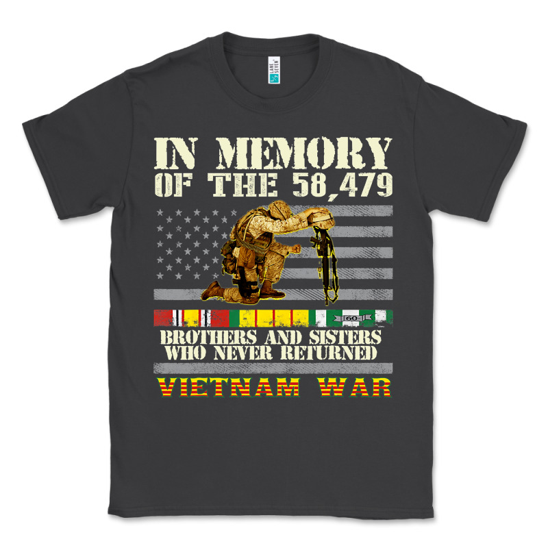Vietnam War Veterans Us Memorial Day In The Memory Of 58479 38 Classic Tee by PixelWave | Teevron