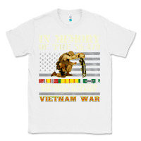 White Vietnam War Veterans US Memorial Day In The Memory Of 58479 38 Classic Tee - PixelWave