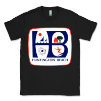 Black Coat of arms of Huntington Beach Classic Tee - PixelWave