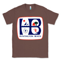 Chestnut Coat of arms of Huntington Beach Classic Tee - PixelWave