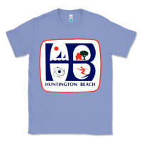 Colony Blue Coat of arms of Huntington Beach Classic Tee - PixelWave
