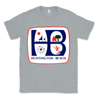 Heather Grey Coat of arms of Huntington Beach Classic Tee - PixelWave