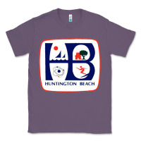 Lavender Coat of arms of Huntington Beach Classic Tee - PixelWave