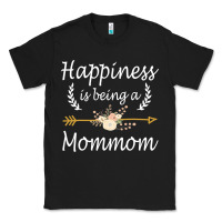 Black happiness is being a mommom  cute mothers day gifts Classic Tee - PixelWave
