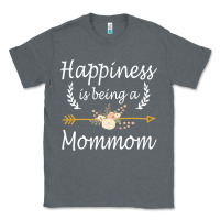 Charcoal Heather happiness is being a mommom  cute mothers day gifts Classic Tee - PixelWave