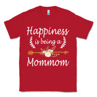 Red happiness is being a mommom  cute mothers day gifts Classic Tee - PixelWave