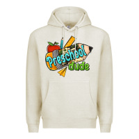 Oatmeal Heather preschool dude Premium Hoodie - RanaPortraitStore