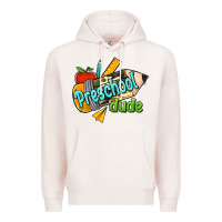 Pale Pink preschool dude Premium Hoodie - RanaPortraitStore