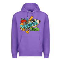 Purple preschool dude Premium Hoodie - RanaPortraitStore