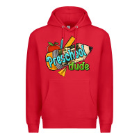 Red preschool dude Premium Hoodie - RanaPortraitStore