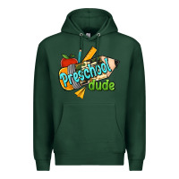 Sports Green preschool dude Premium Hoodie - RanaPortraitStore