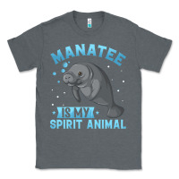 Charcoal Heather manatee gifts Classic Tee - PixelWave