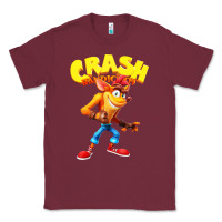Burgundy crash bandicoot Classic Tee - PixelWave