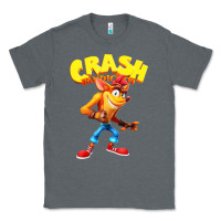 Charcoal Heather crash bandicoot Classic Tee - PixelWave