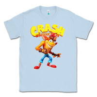 Dusty Blue crash bandicoot Classic Tee - PixelWave