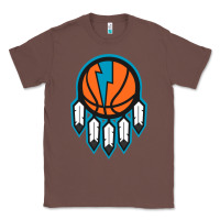 Chestnut OKC Thunder Dreamcatcher 1 Classic Tee - PixelWave