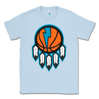 Dusty Blue OKC Thunder Dreamcatcher 1 Classic Tee - PixelWave