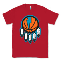 Red OKC Thunder Dreamcatcher 1 Classic Tee - PixelWave