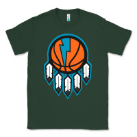 Sports Green OKC Thunder Dreamcatcher 1 Classic Tee - PixelWave