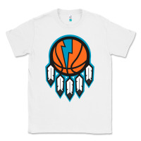 White OKC Thunder Dreamcatcher 1 Classic Tee - PixelWave