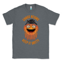Charcoal Heather chaos reigns keep it gritty Classic Tee - PixelWave